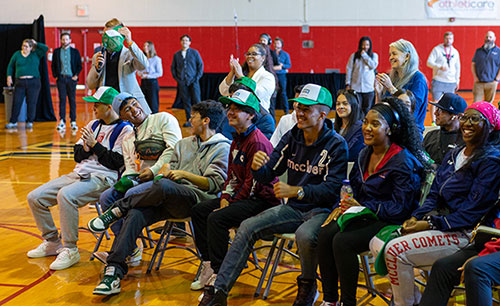 Financial soccer event sponsored by Commerce Bank and Visa